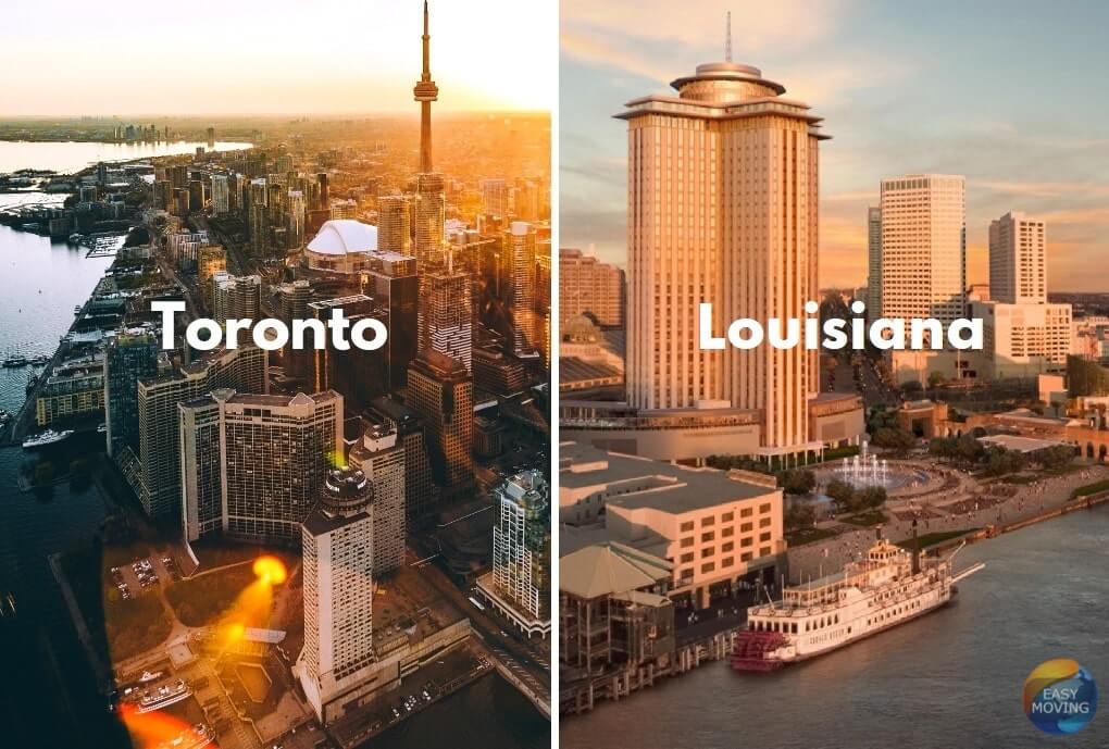Toronto to Louisiana movers