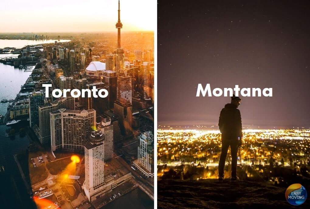 Toronto to Montana movers