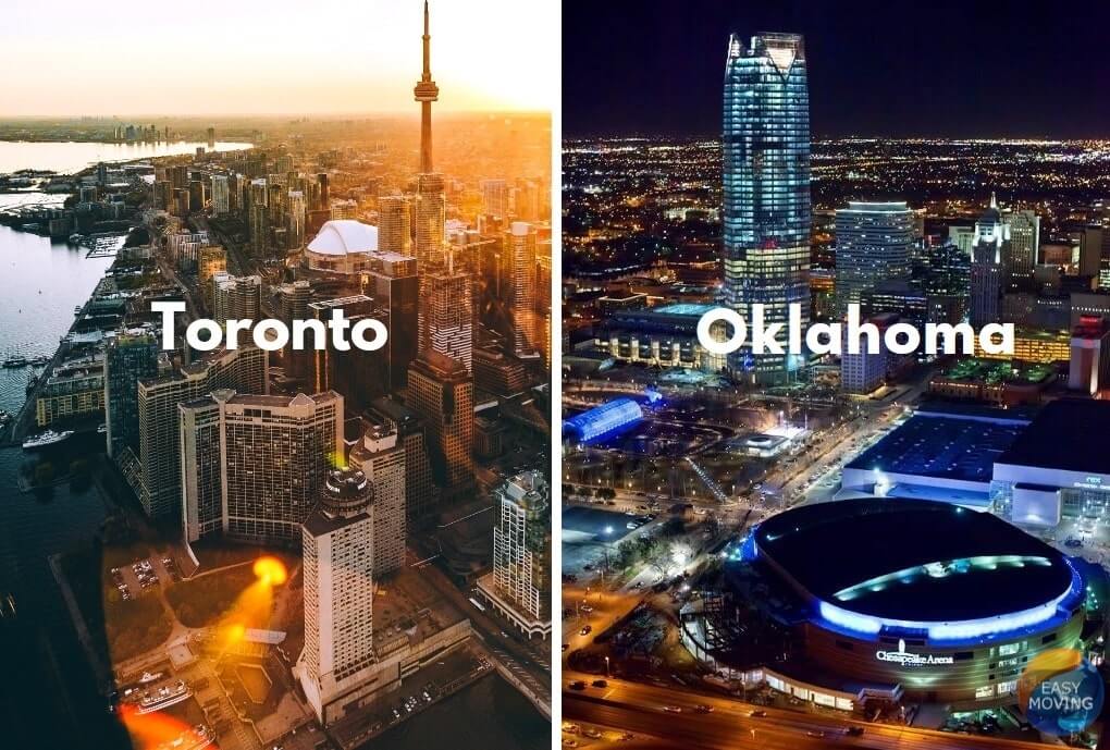 Oklahoma to Toronto movers