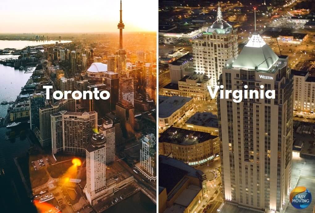 Toronto to Virginia movers
